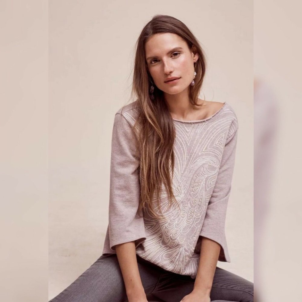 Akemi + Kin Pink Onira Bird Bell Sleeve Top